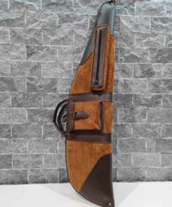 brown leather rifle case 120 cm and 130 cm – Highland Hide Series