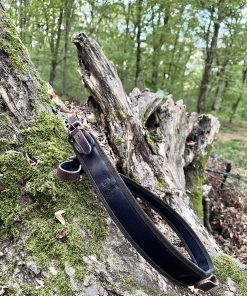 Brown rifle strap with thumb loop handmade – Timber Grove