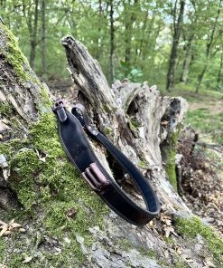 Brown leather rifle strap with 3 ammo loops handmade – Timber Grove