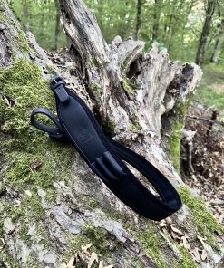 Black rifle strap with 3 cartridge loops handmade – Timber Grove