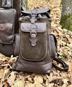 Coyote Brown Leather Backpack | Timber Grove
