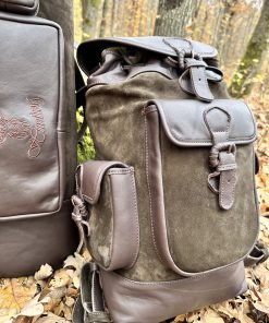 Alternative view of Coyote Brown Leather Backpack | Timber Grove