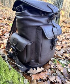 Alternative view of Jagd Brown Leather Backpack | Timber Grove