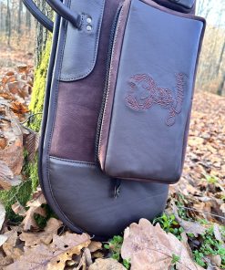 Alternative view of Leather Rifle Case – Antler Brown | Timber Grove