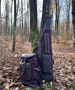 Antler Brown Leather Rifle Set – Backpack & Case